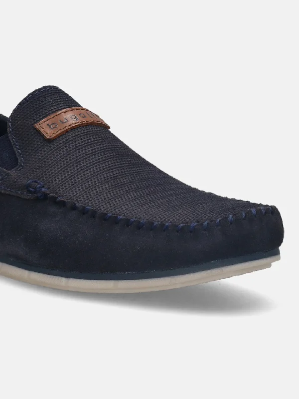 bugatti Dark Blue Loafers