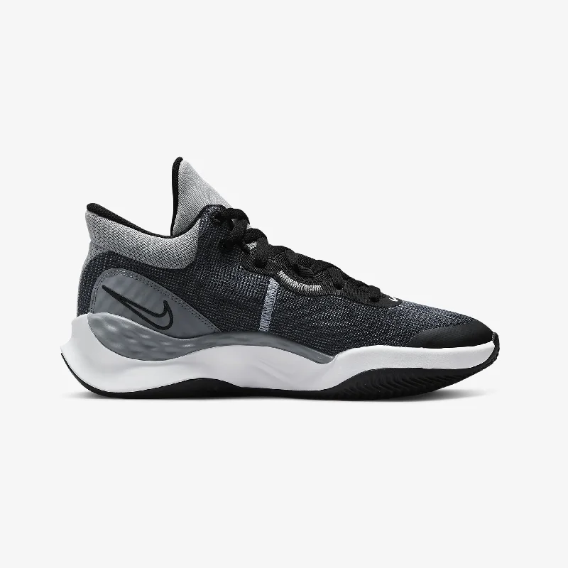 Nike | ELEVATE 3  { BLACK/WHITE-WOLF GREY-COOL GREY