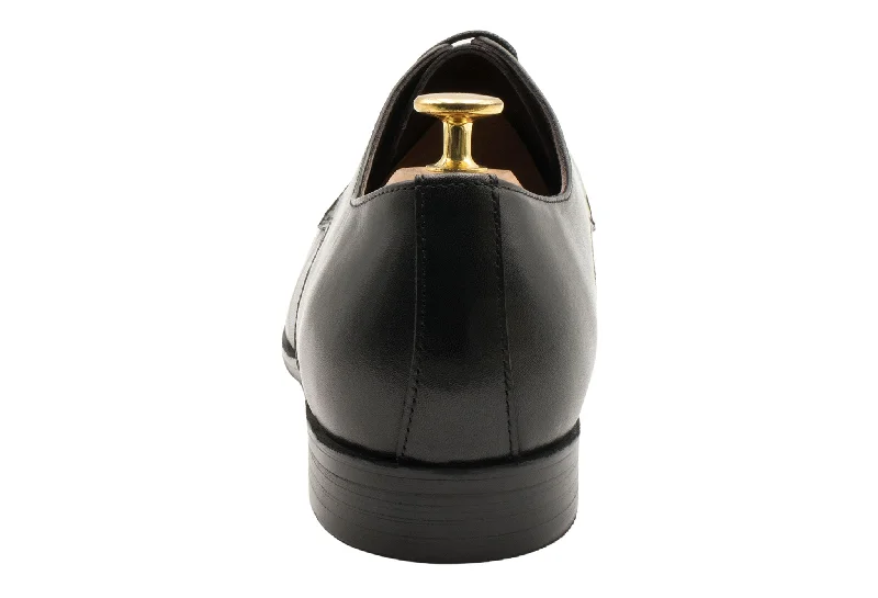 Ibarreta Semi-Wholecut Black Derby