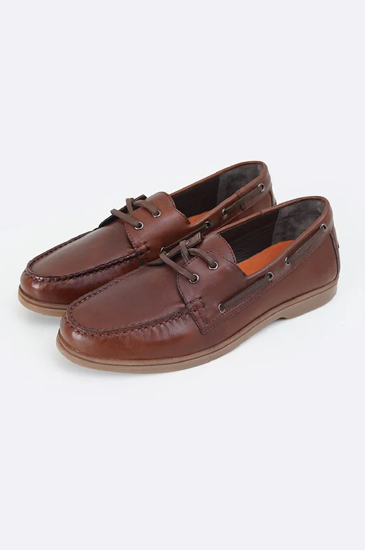 LEATHER BOAT SHOES