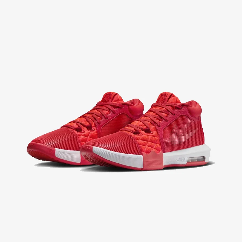 Nike | LEBRON WITNESS 8 EP  { LT CRIMSON/WHITE-BRIGHT CRIMSON-GYM RED