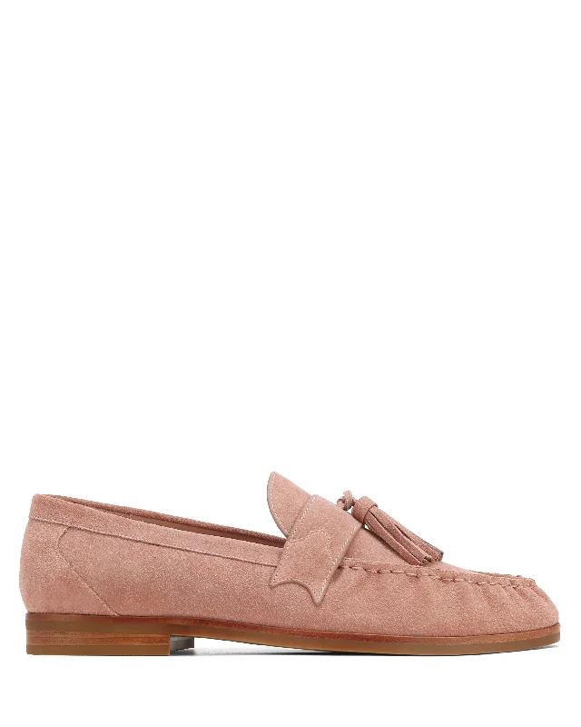 Lido Dusty Pink Cow Suede