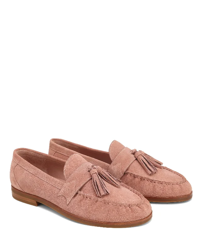 Lido Dusty Pink Cow Suede