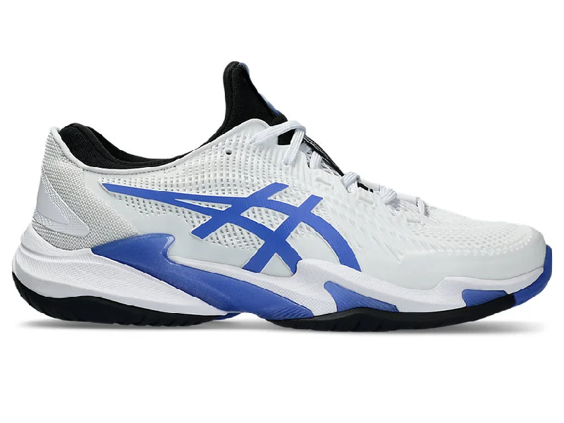 Men's Asics Court FlyteFoam 3, White/Sapphire, 13 D Medium