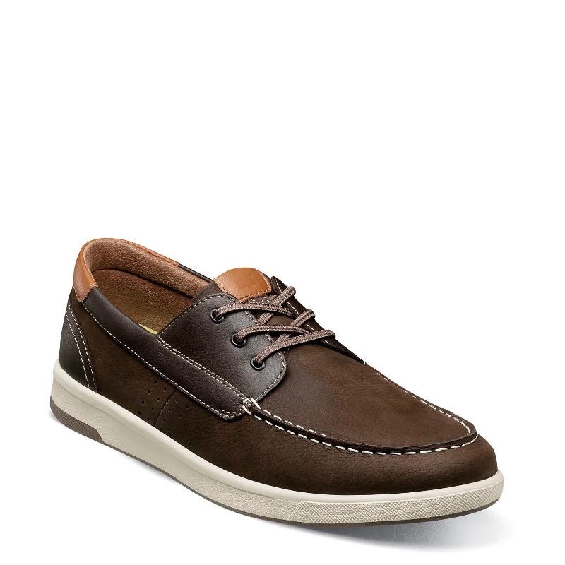 Men's Florsheim, Crossover Moc Toe Boat Shoe