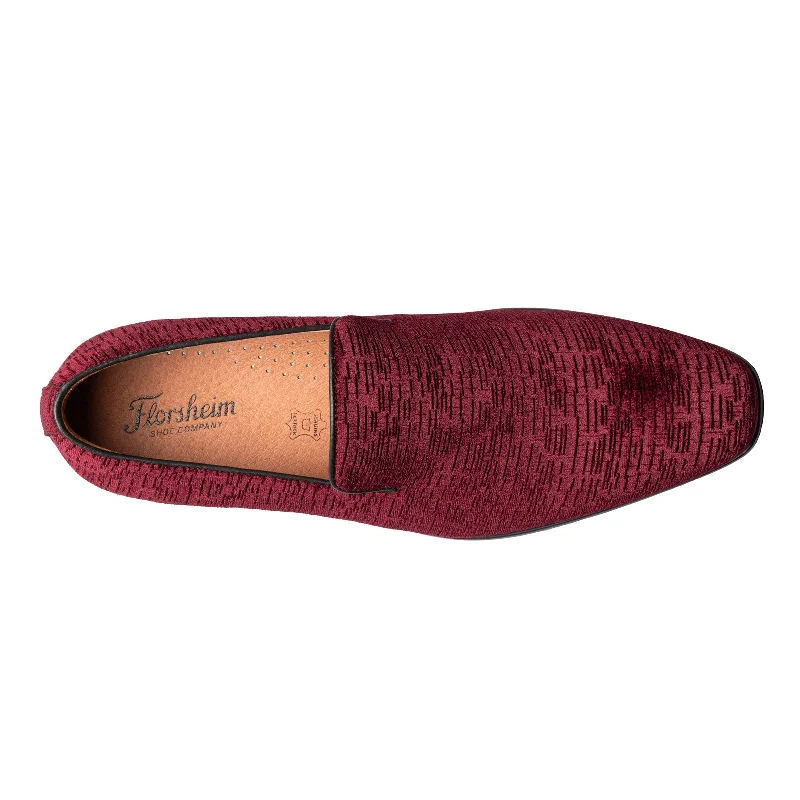 Men's Florsheim, Postino Plain Toe Velvet Slip-On