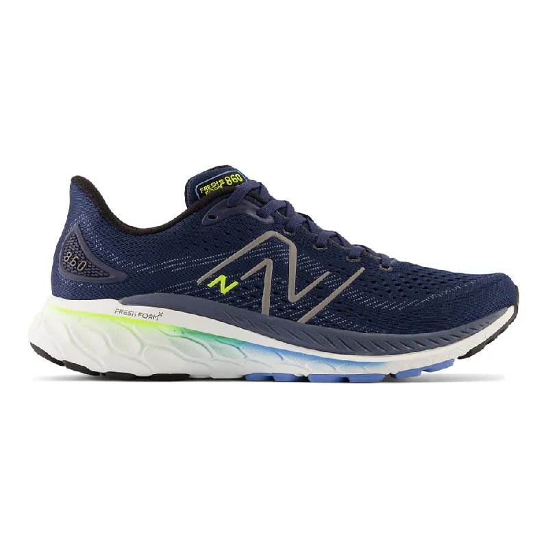 Men's New Balance Fresh Foam X 860v13, NB Navy/Dark Silver Metallic, 11 2E Wide