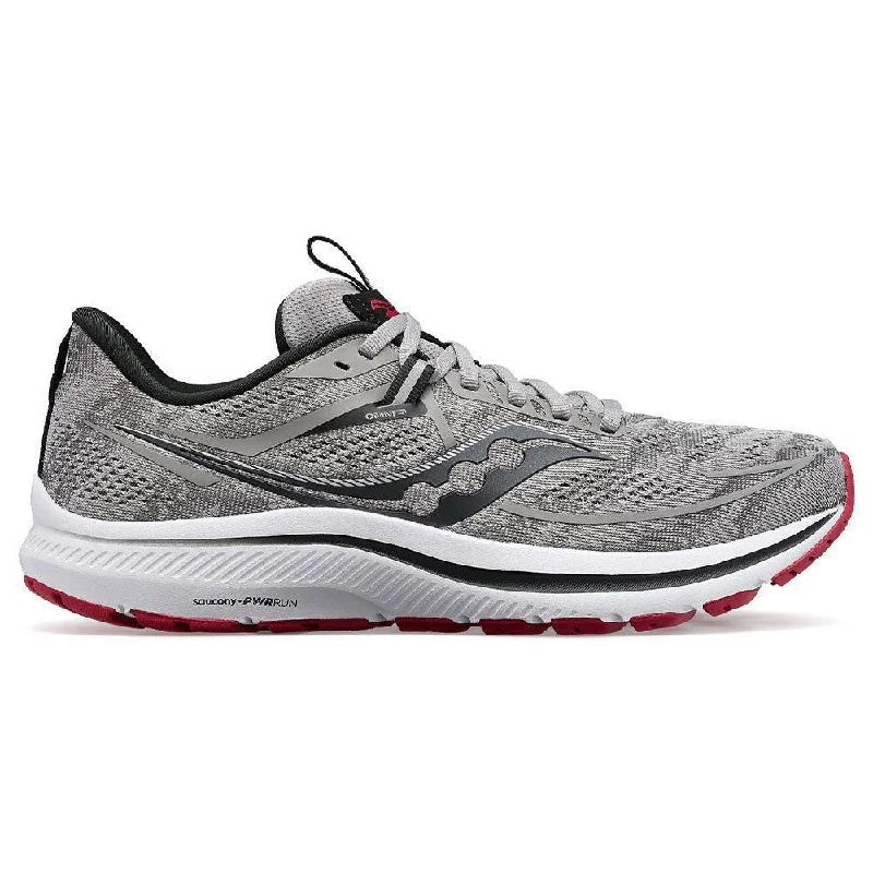 Men's Saucony Omni 21, Alloy/Garnet, 13 D Medium