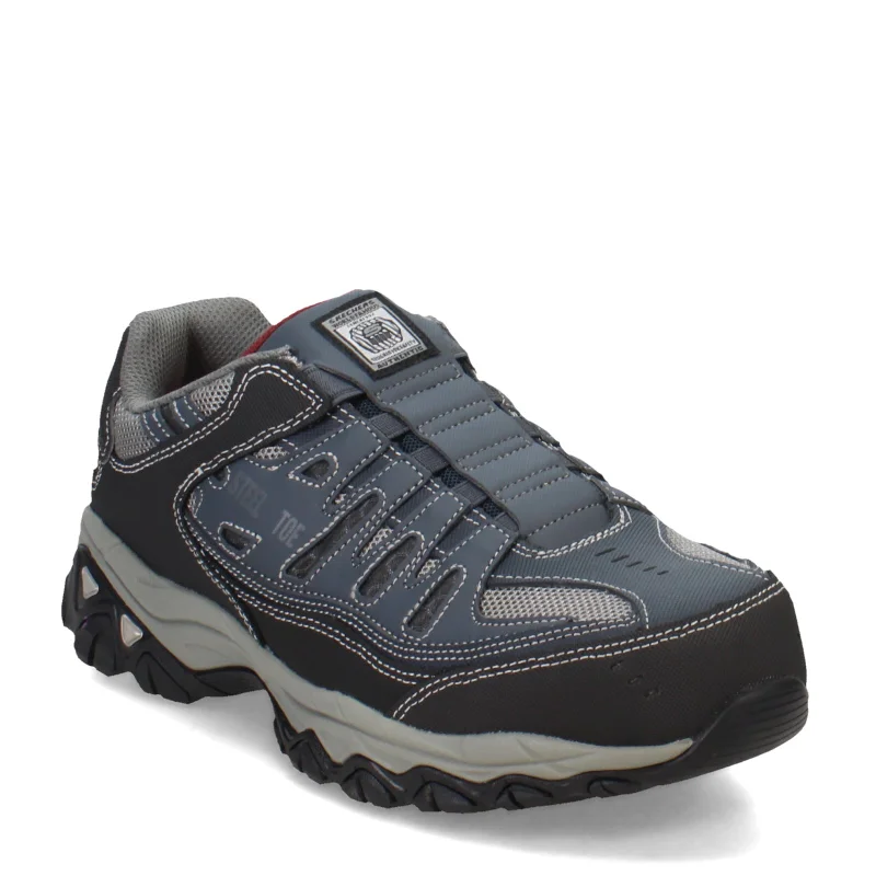 Men's Skechers, Cankton - Ebbitt Steel Toe Work Shoe - Wide Width