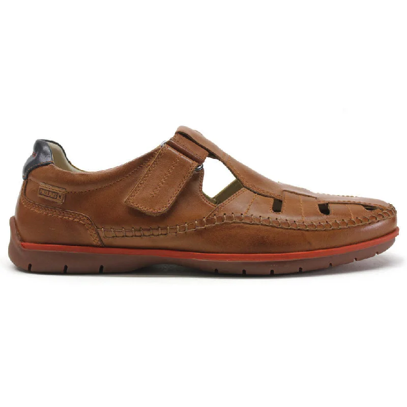 Marbella Calfskin Leather Men's Closed Toe Sandals