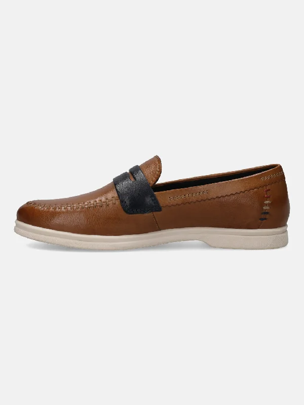 bugatti Cognac Loafers