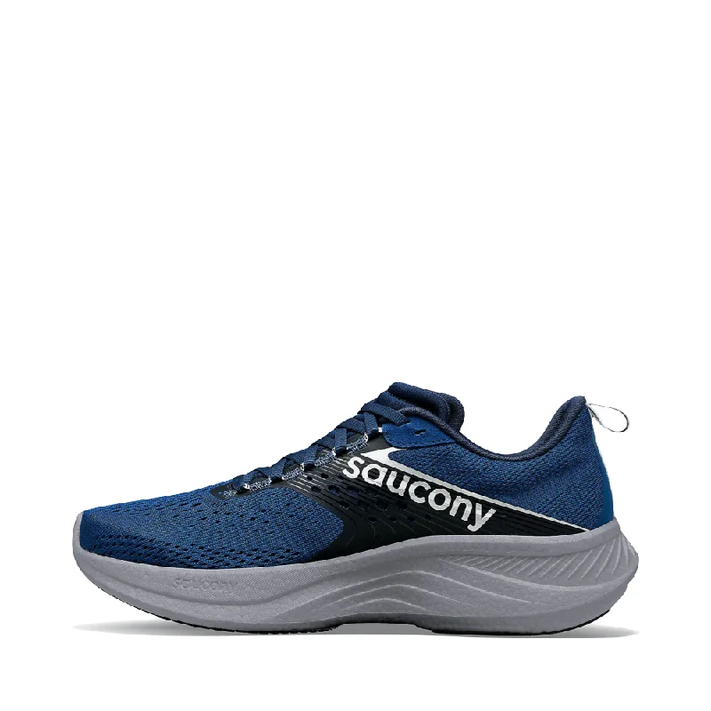 Saucony Men's Ride 17 Sneaker in Tide/Silver