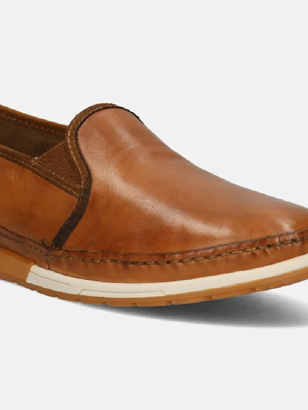 bugatti Light Brown Loafers