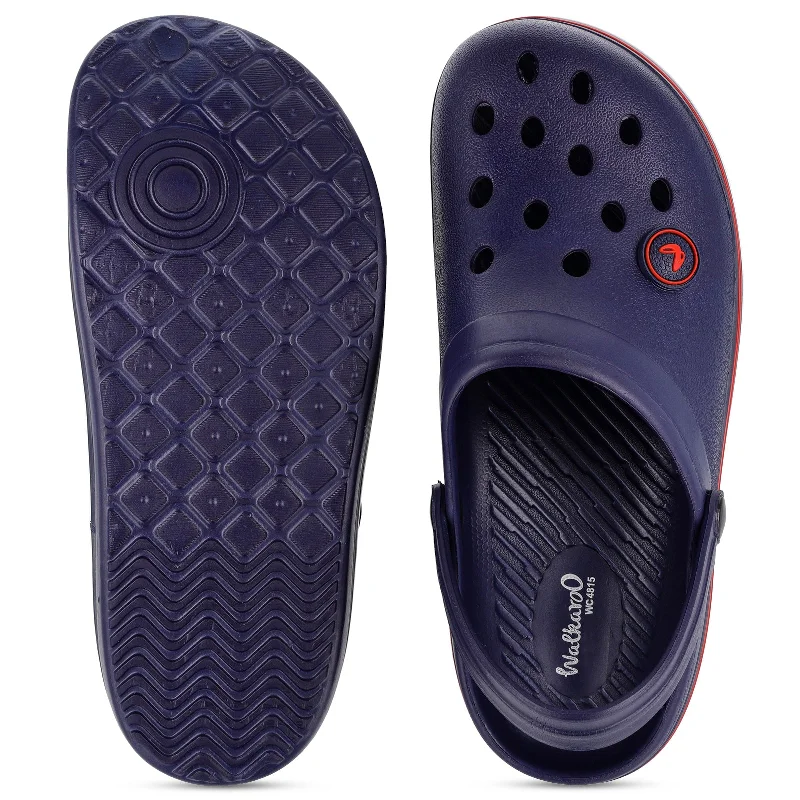 Walkaroo Mens Flip Flop Slippers  - WC4815 Navy Blue