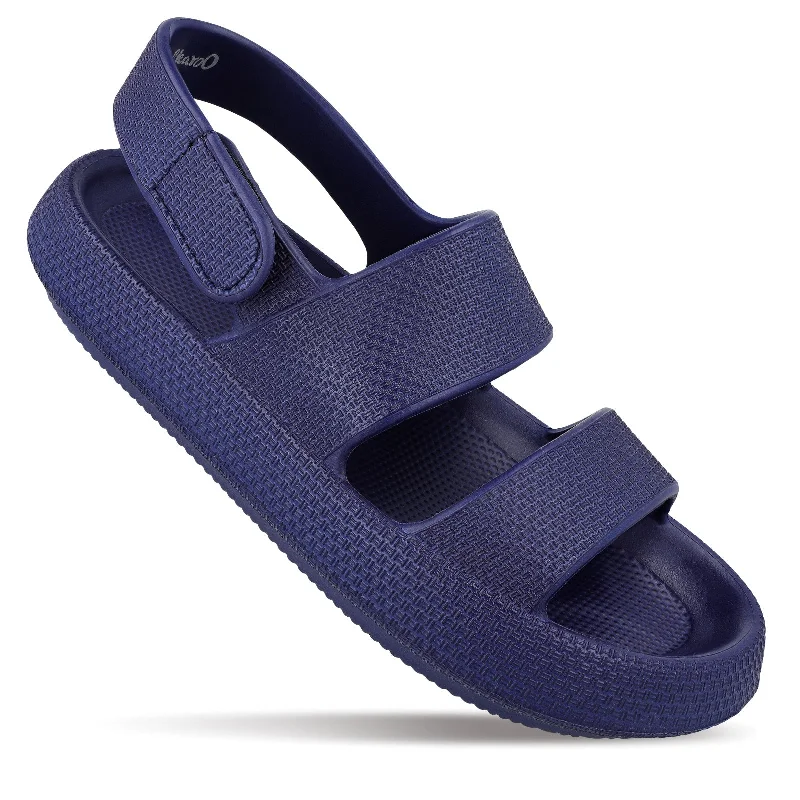 Walkaroo Mens Flip Flop Slippers  - WC4828 Navy Blue