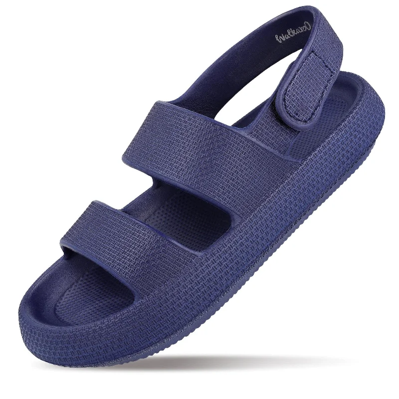 Walkaroo Mens Flip Flop Slippers  - WC4828 Navy Blue