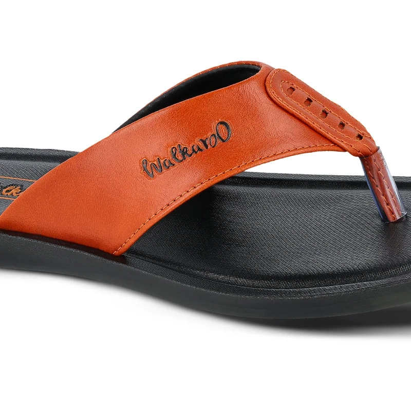 Walkaroo Men Sandals  - WG5060 Reddish Brown