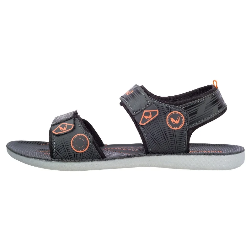 Walkaroo Men Strappy Floater Sandals  - WG5754 Grey