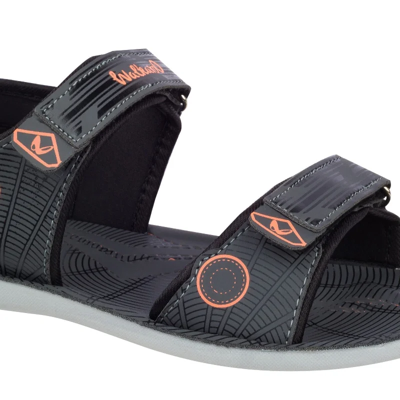 Walkaroo Men Strappy Floater Sandals  - WG5754 Grey