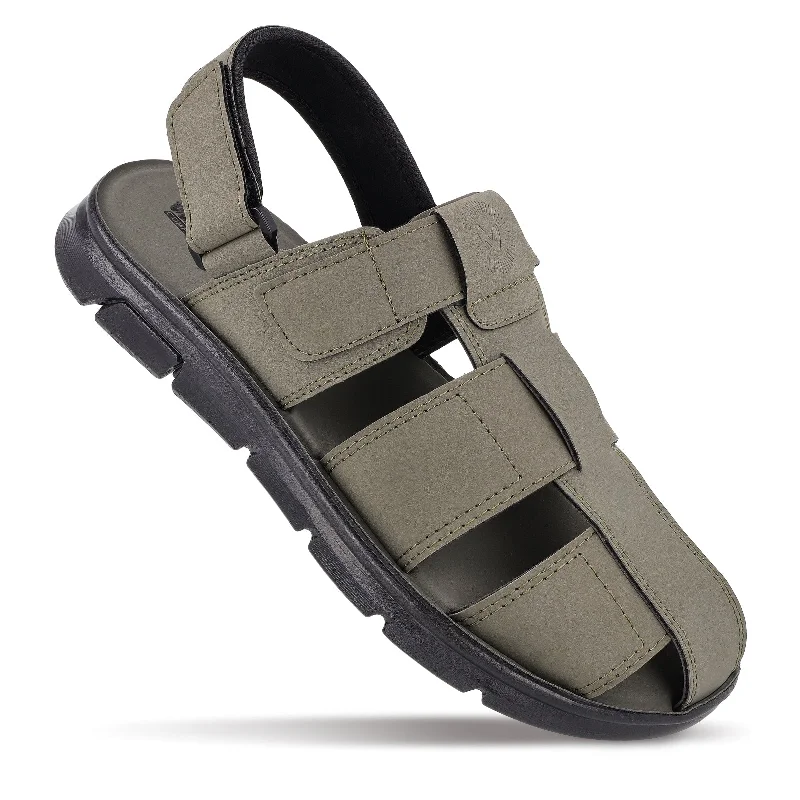 Walkaroo+ Men Sandals  - WE1714 Olive