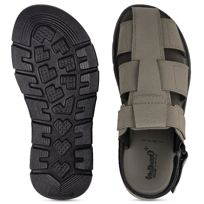 Walkaroo+ Men Sandals  - WE1714 Olive