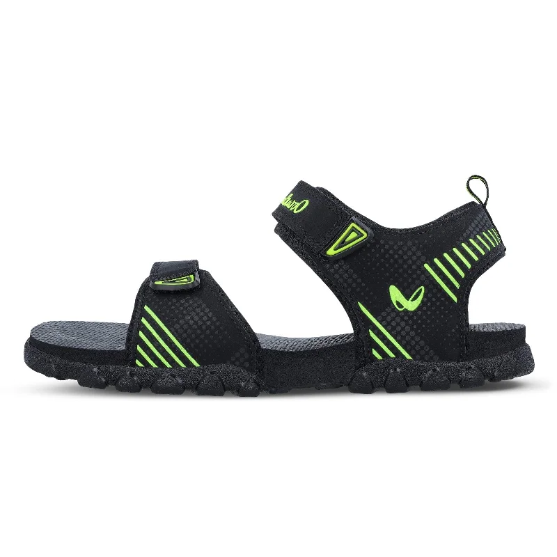 Walkaroo Men Sandals  - WC4431 Black Green